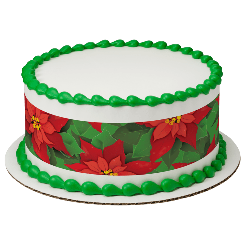 Poinsettias Cake