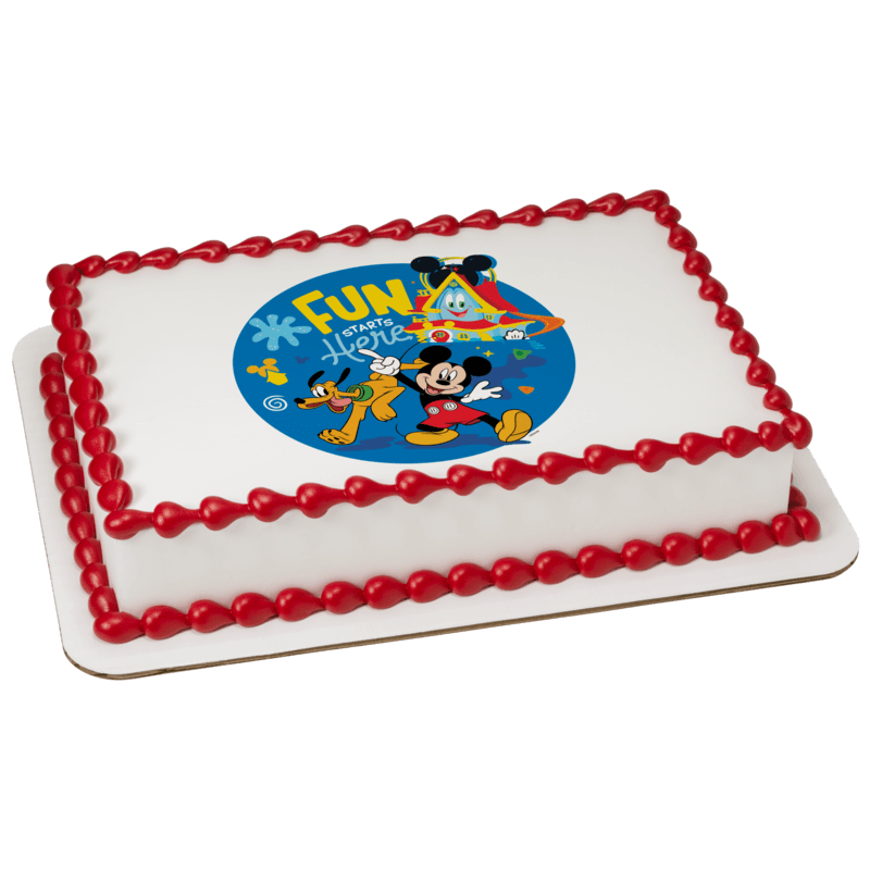 Disney Mickey Mouse Funhouse Fun Starts Here! Cake