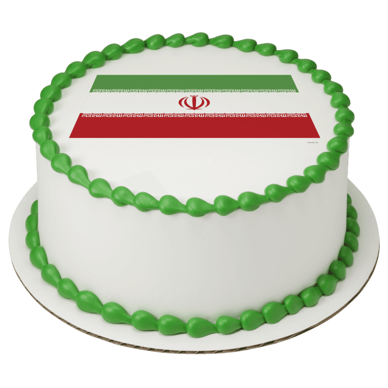Iran Country Flag Cake