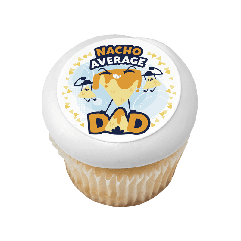 Nacho Average Dad Cupcake