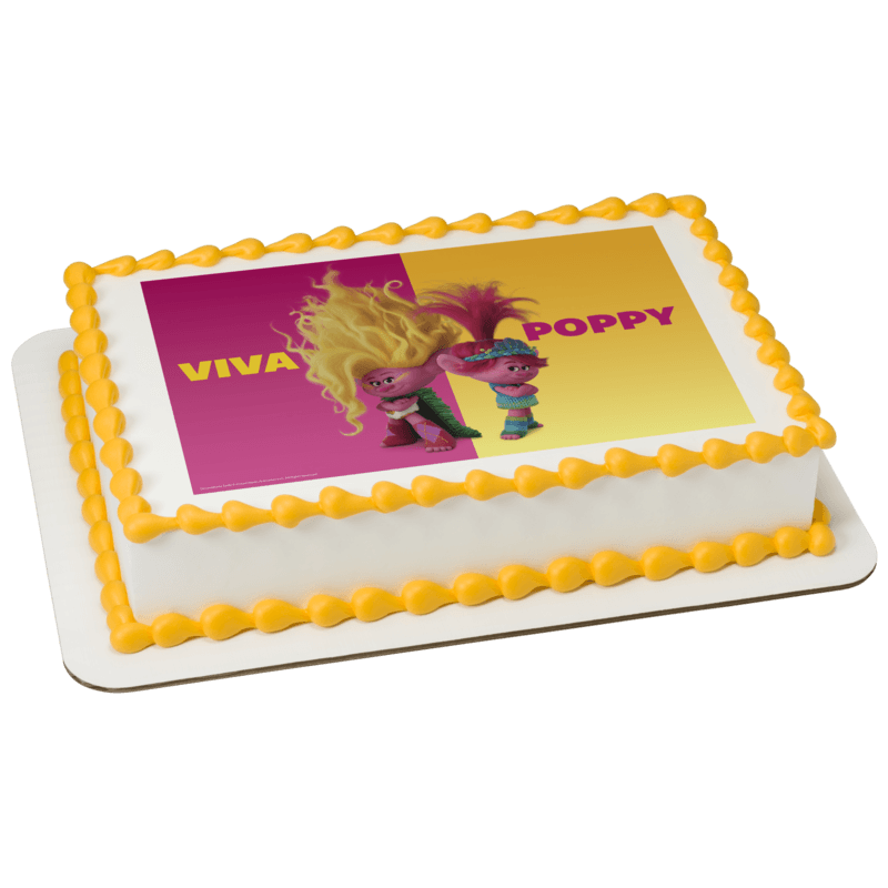 DreamWorks Trolls Poppy and Viva Cake