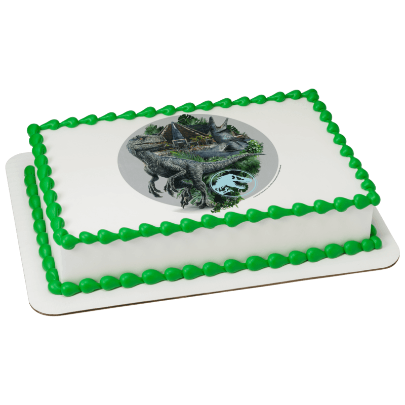Jurassic World Raptor Paddock Cake