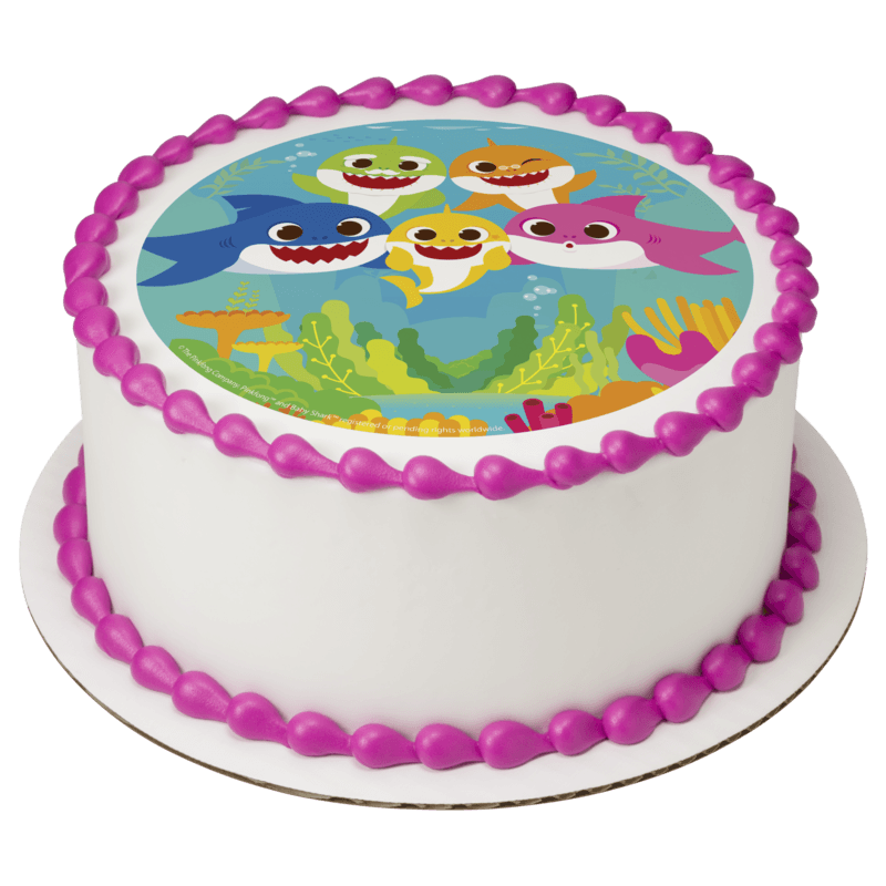 Baby Shark Ruling the Sea Cake
