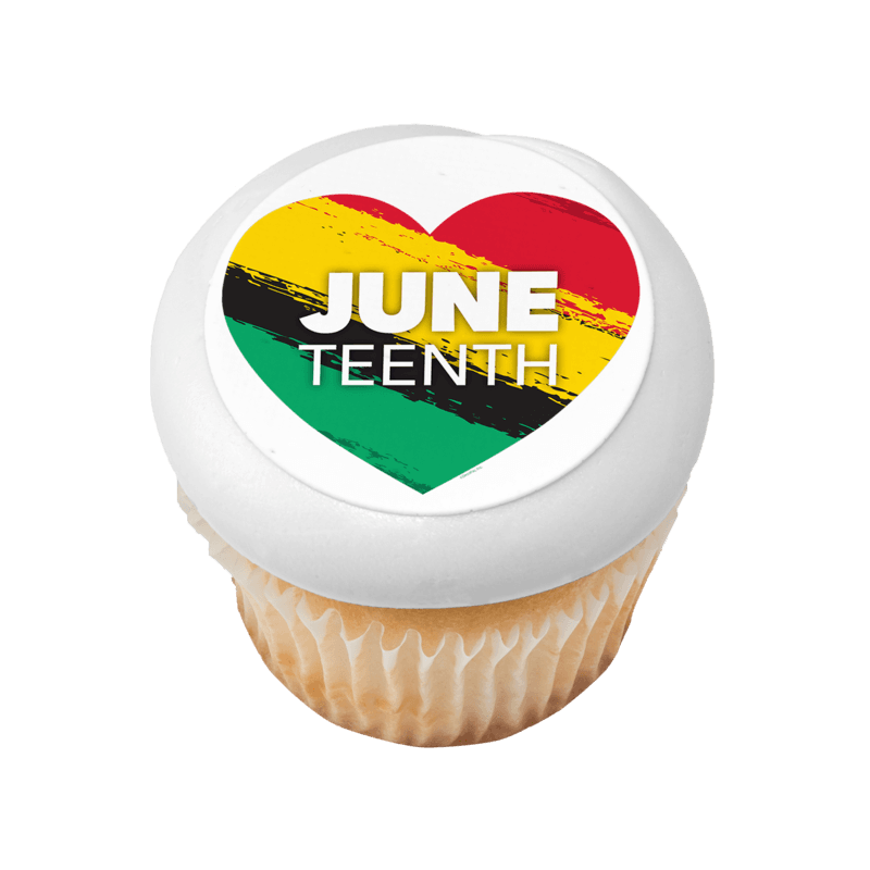 Juneteenth Cupcake