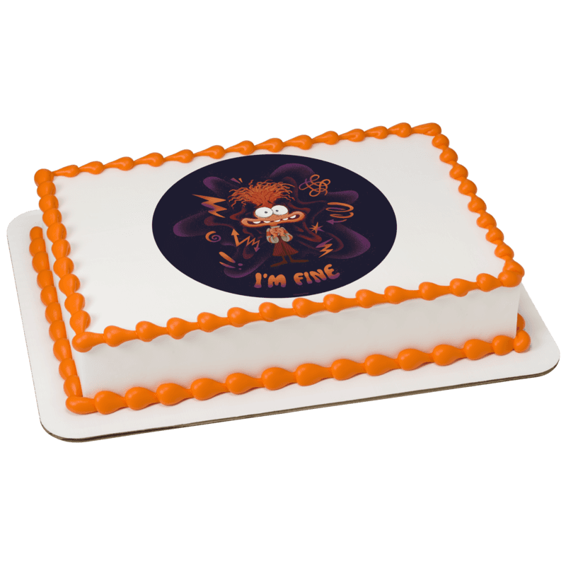 Disney and Pixar's Inside Out 2 I'm Fine Cake