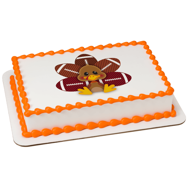 Football Turkey Cake