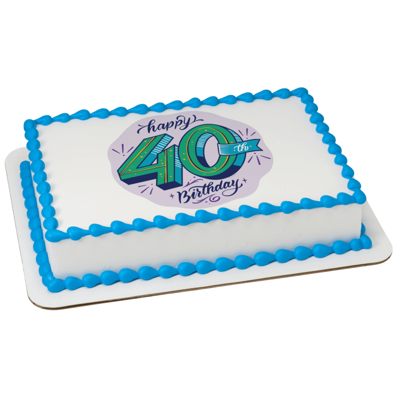 40th Birthday Cake
