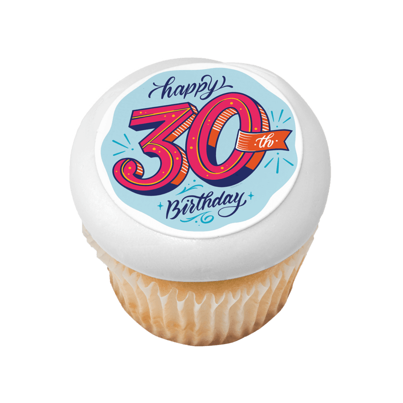 30th Birthday Cupcake