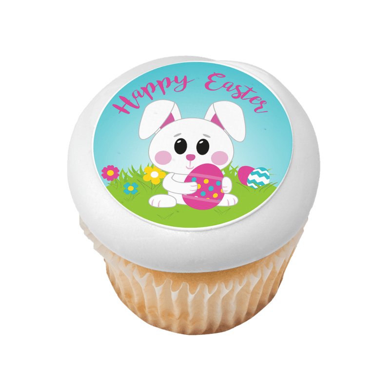 Happy Easter Bunny Cupcake