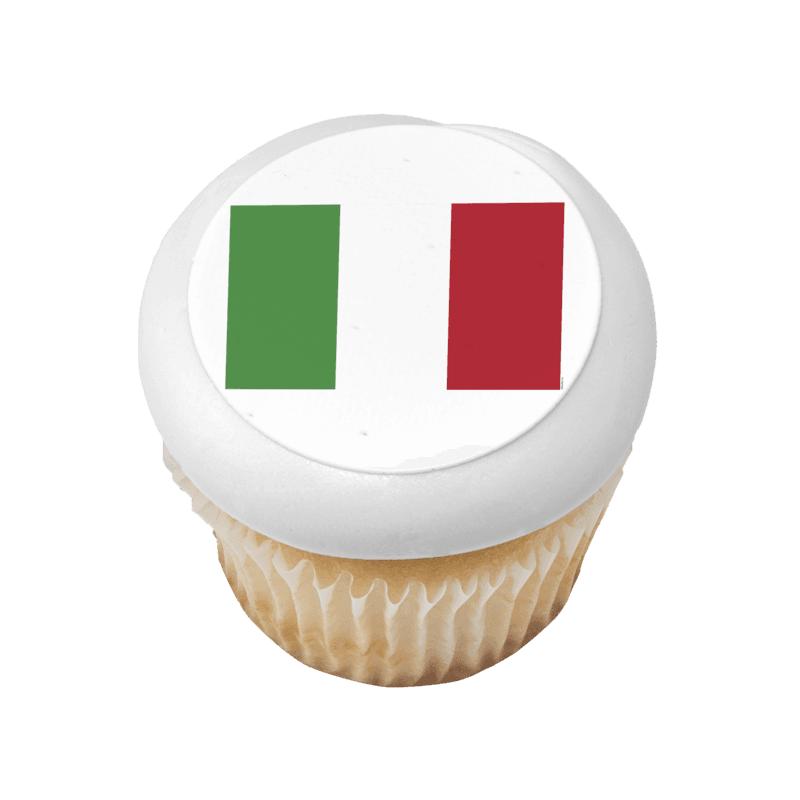 Italy Country Flag Cupcake