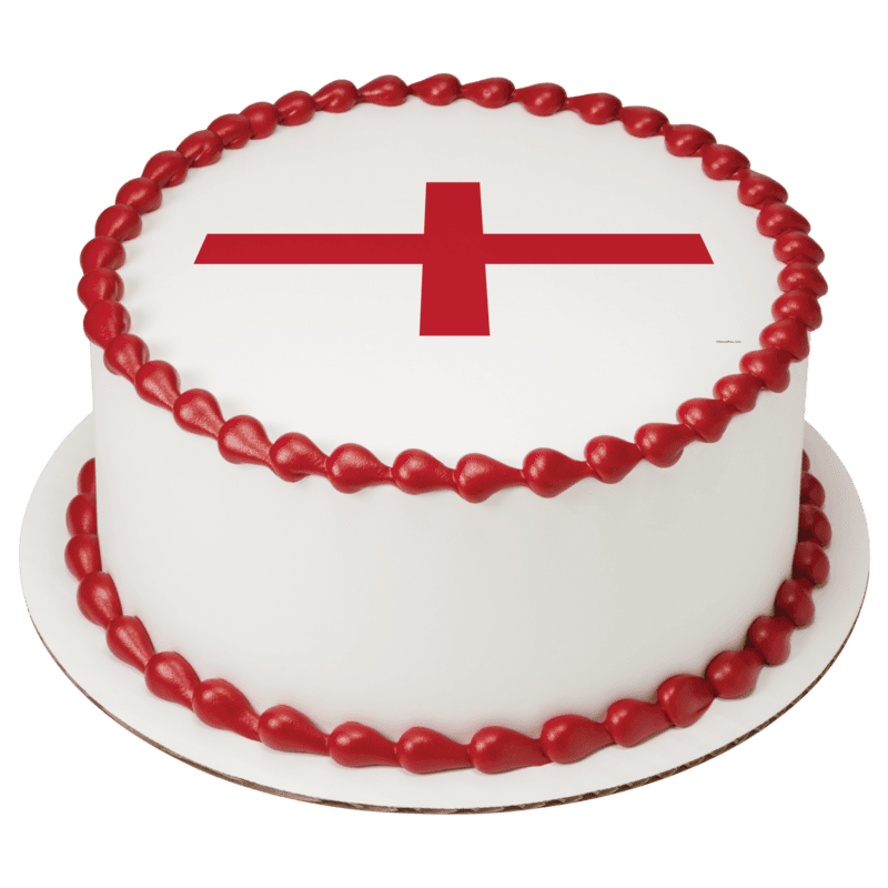 England Country Flag Cake