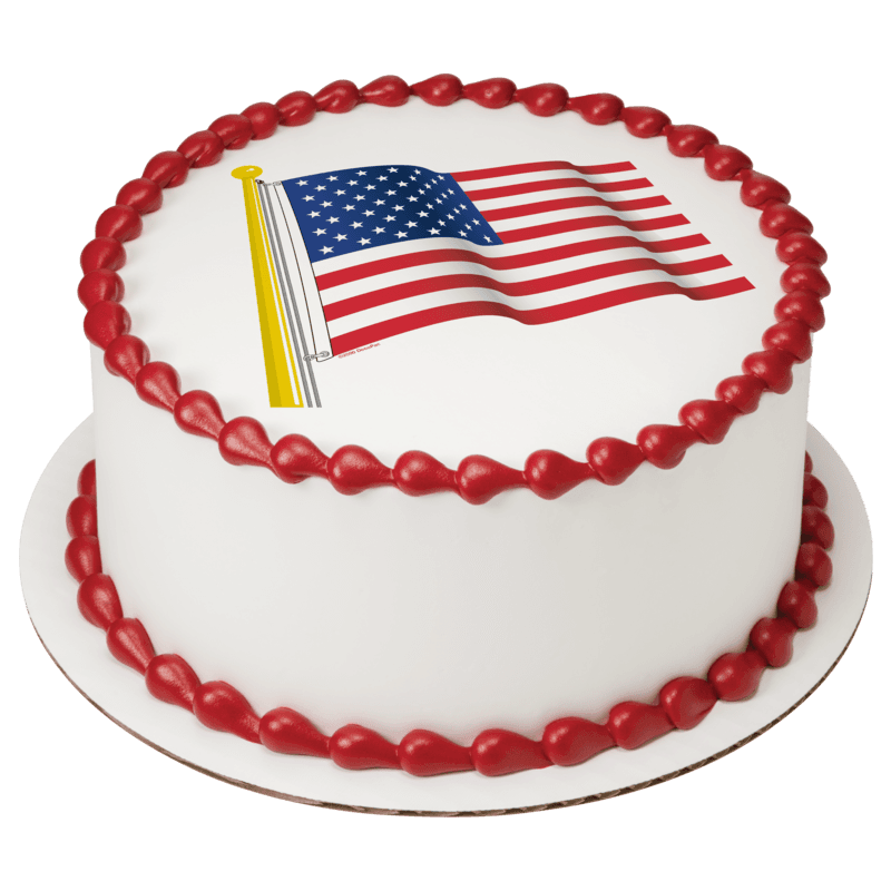 American Flag Cake