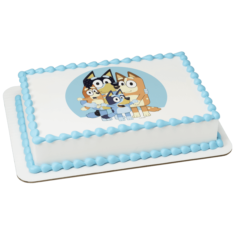 Bluey Family Cake