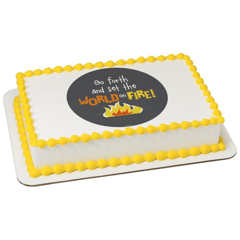 Set the World on Fire Cake
