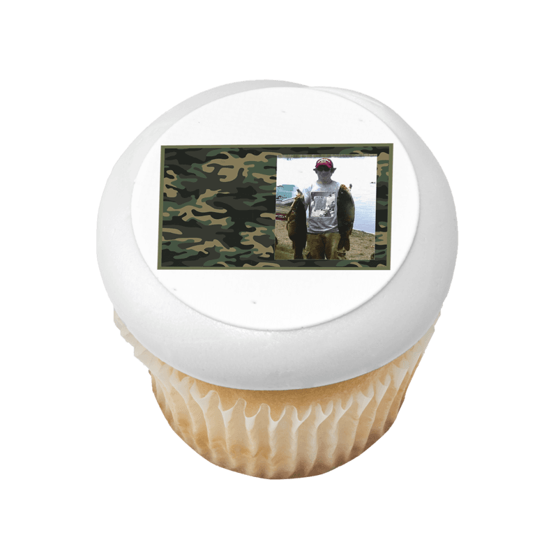 Camo Hunting Cupcake