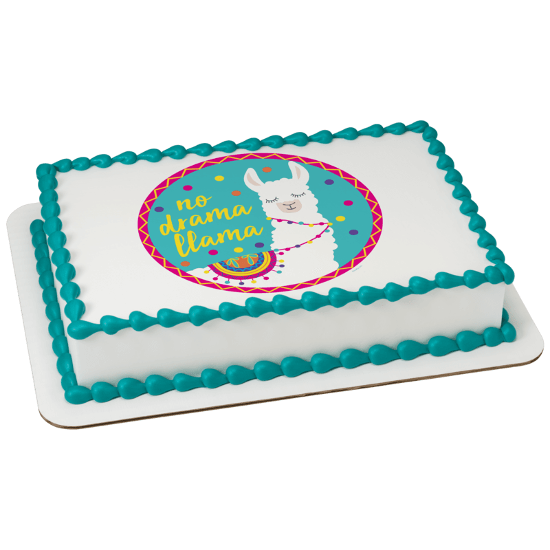 No Drama Llama Cake