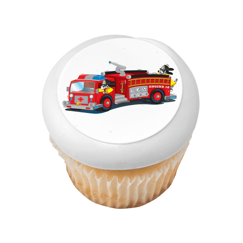 Firetruck Cupcake