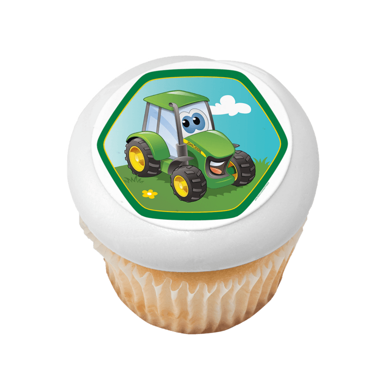 John Deere Johnny Tractor Cupcake