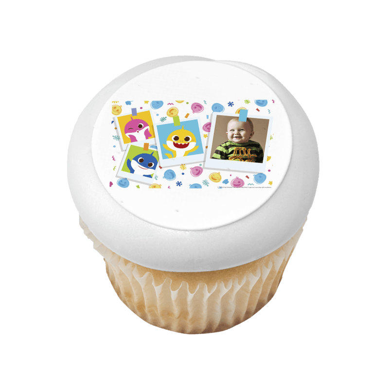 Baby Shark Finning Cupcake