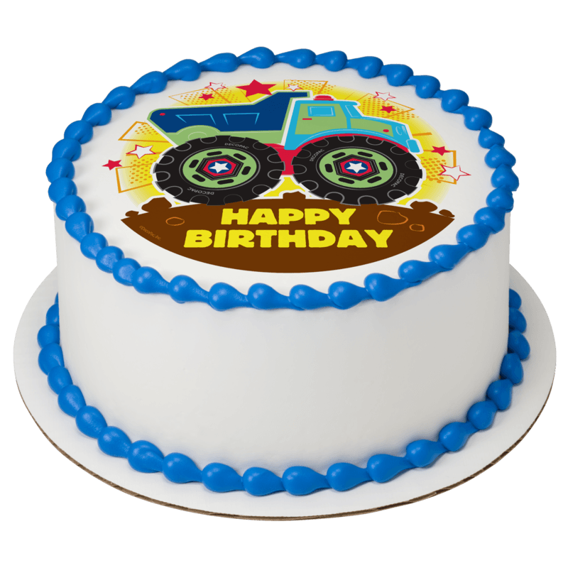 Happy Birthday Truck Cake