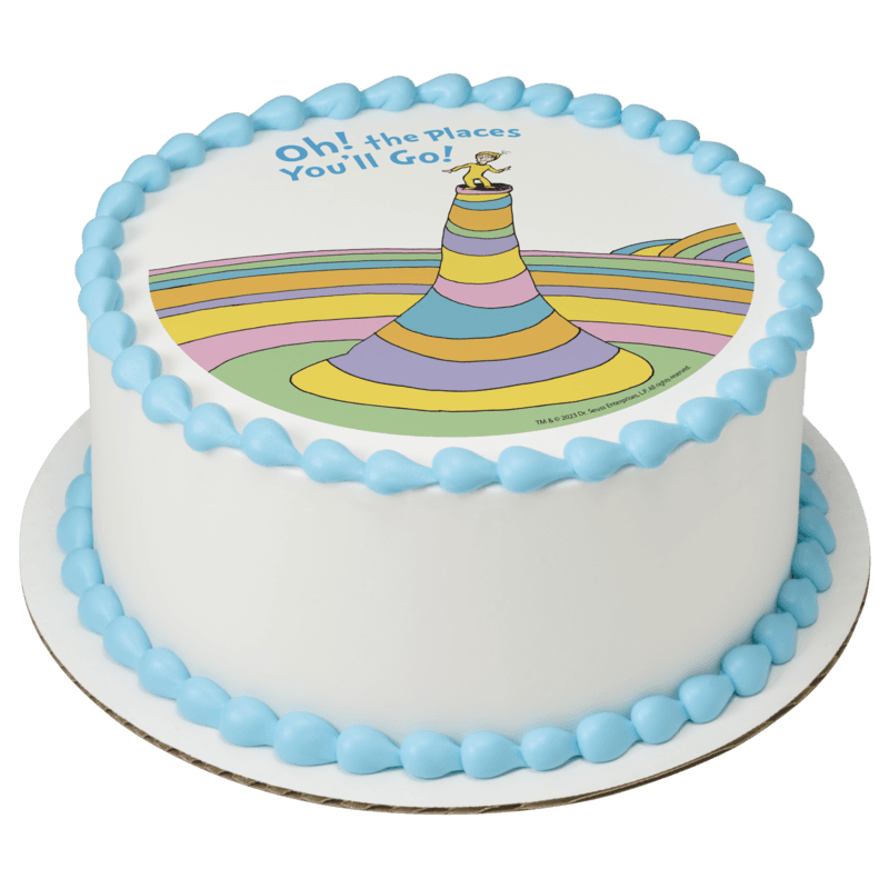 Oh, the Places You'll Go! Cake