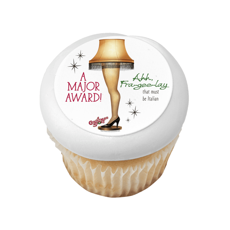 A Christmas Story Fra-gee-lay Cupcake