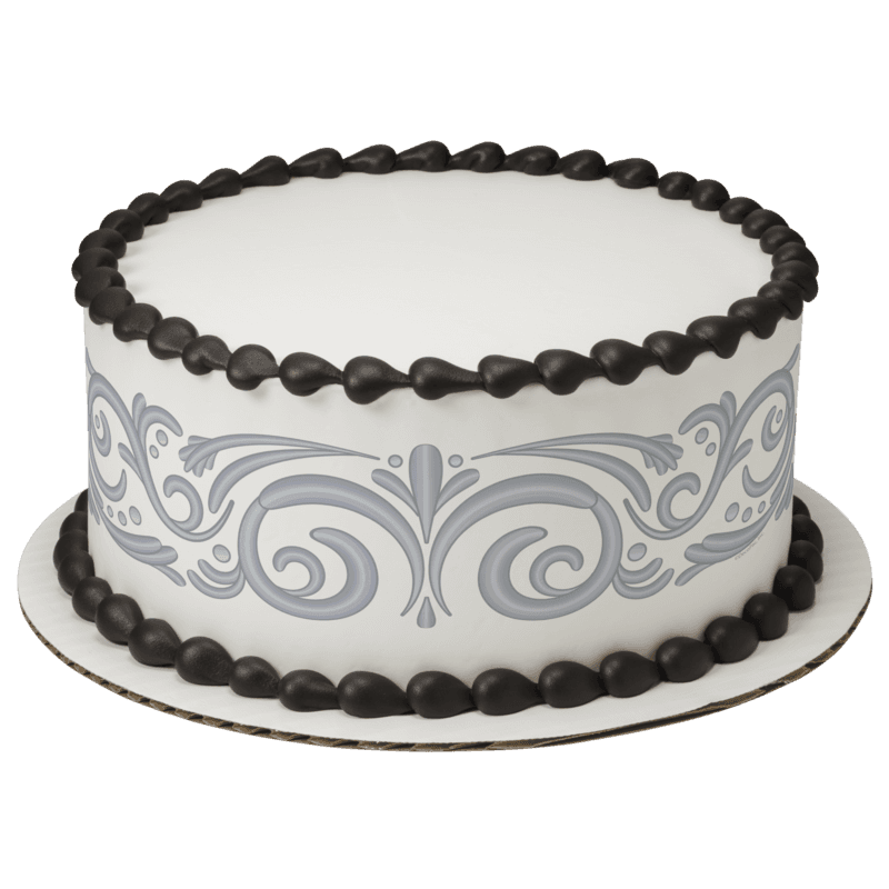 Silver Filigree Cake