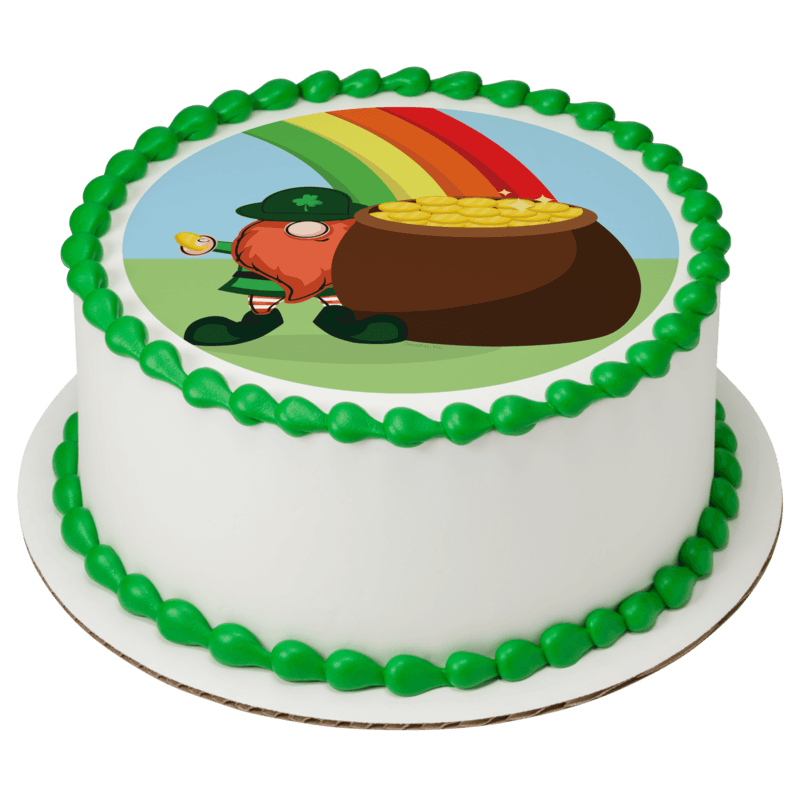 Rainbow Pot Of Gold Cake