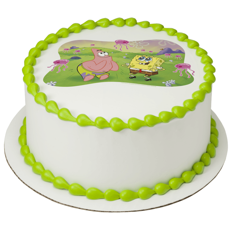 SpongeBob SquarePants Jellyfish Fields Cake