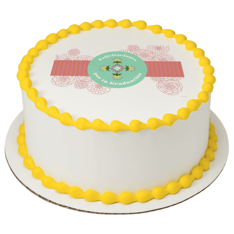 Felicitaciones por tu Graduación Floral Cake