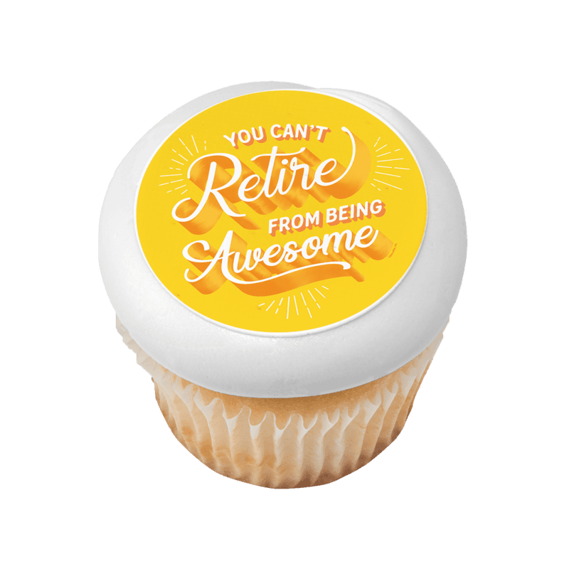 Retirement Cupcake