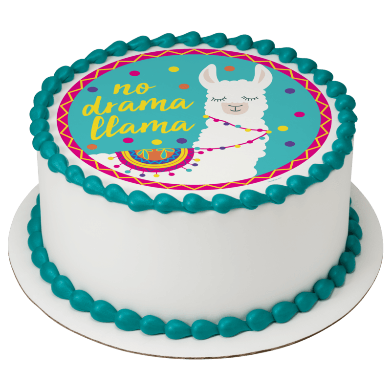 No Drama Llama Cake