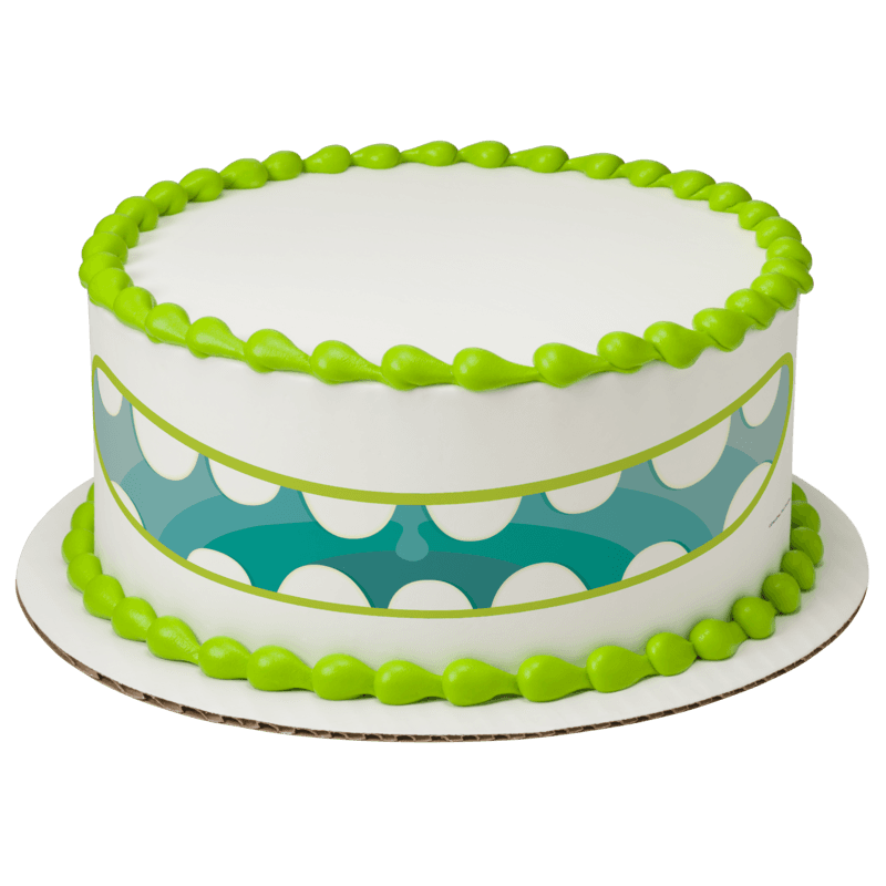 Monster Mouth Blue Cake