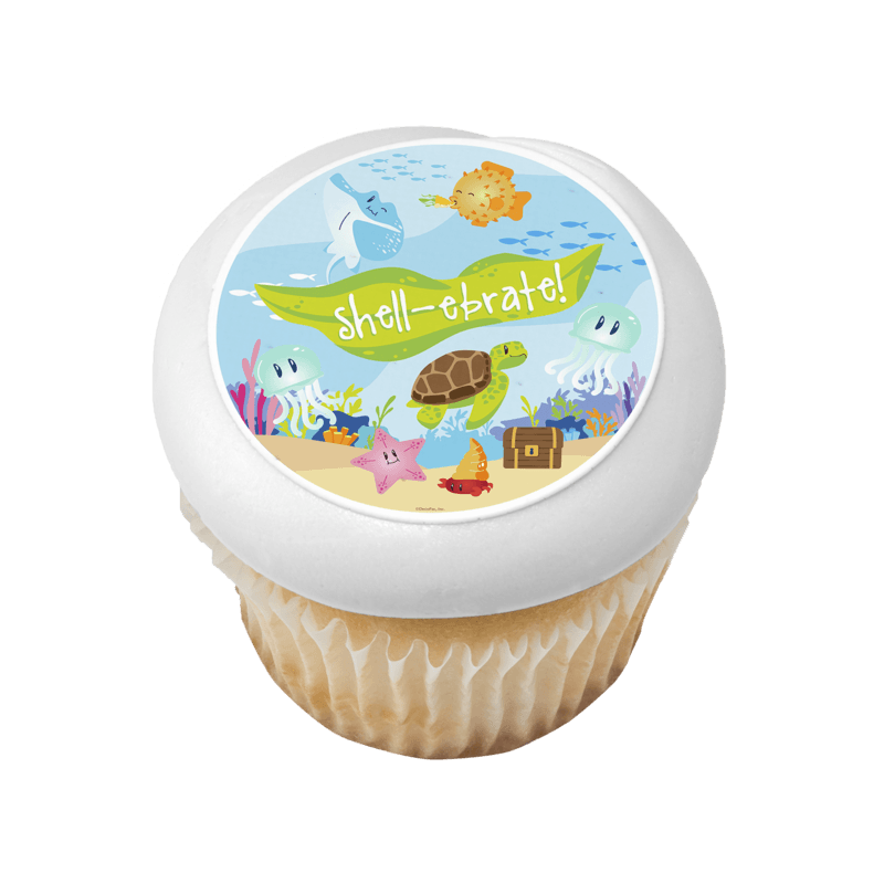Shell-ebrate Summer Cupcake