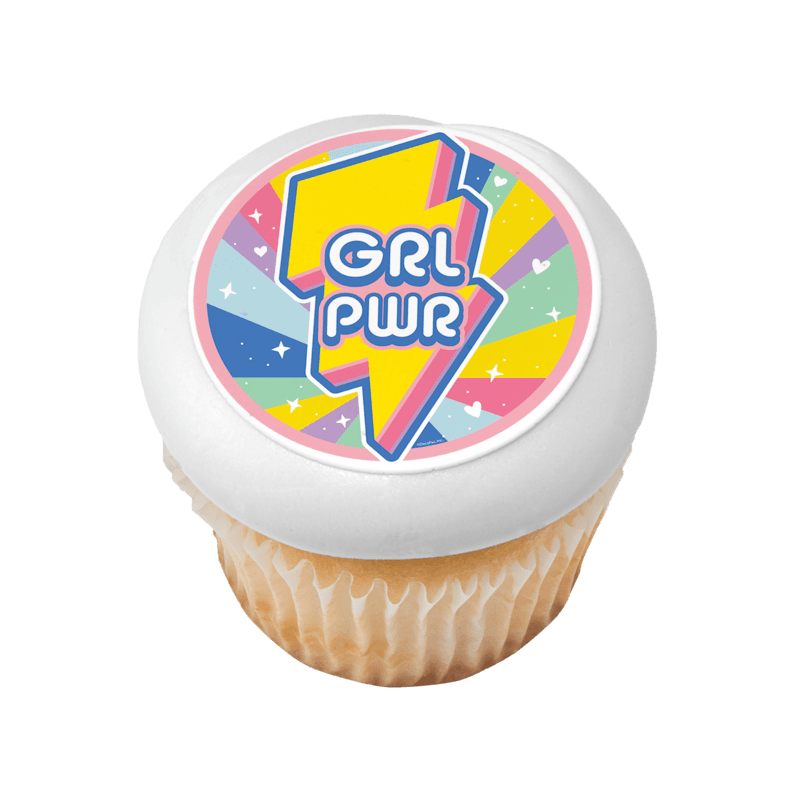 Girl Power Cupcake