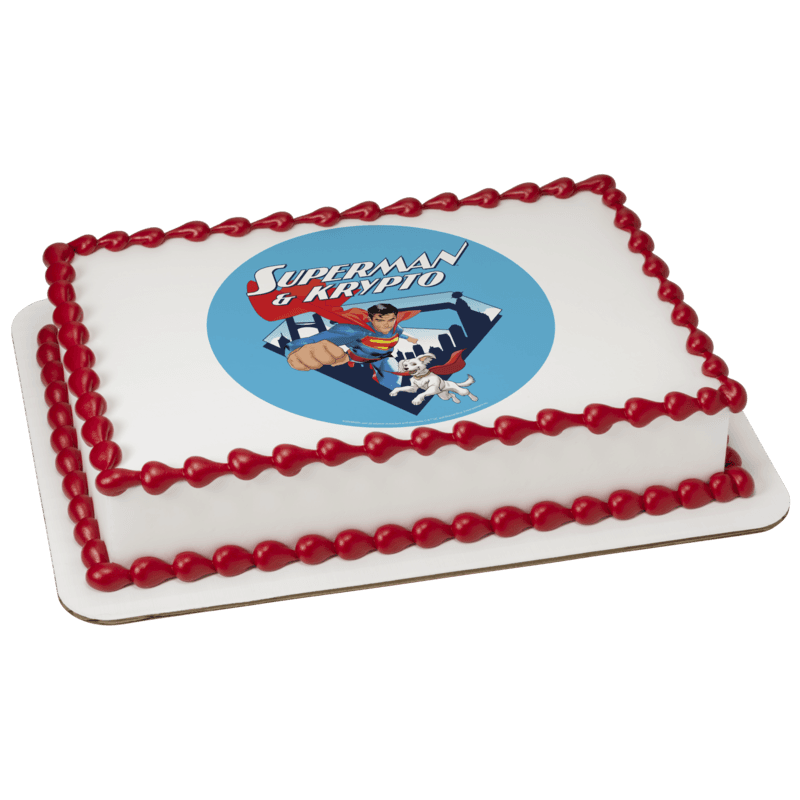 Superman™ and Krypto Cake