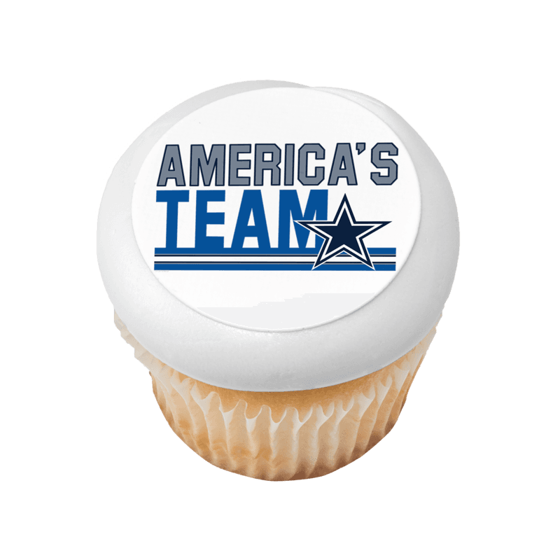 NFL Dallas Cowboys America's Team Cupcake