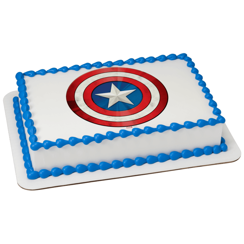 MARVEL Avengers Captain America Icon Cake