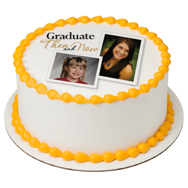 Then and Now Cake