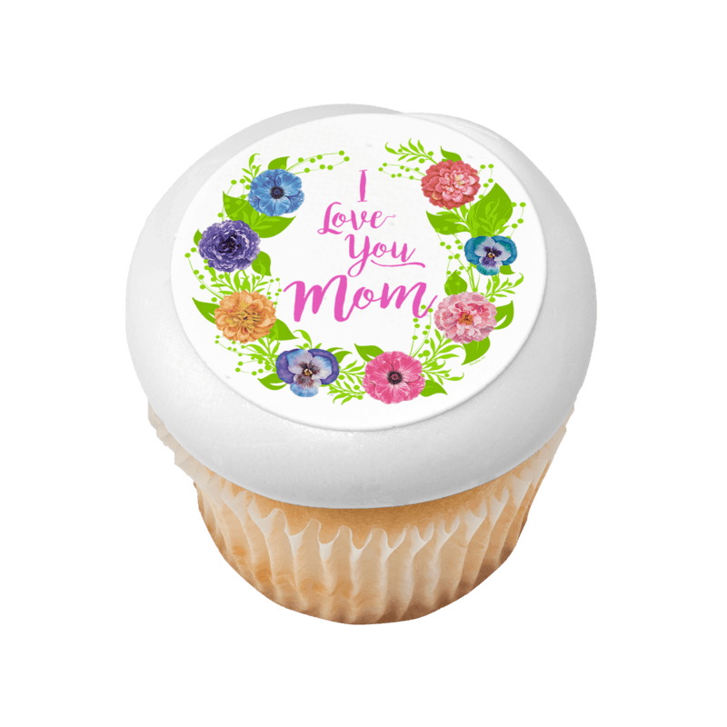 I Love You Mom Cupcake