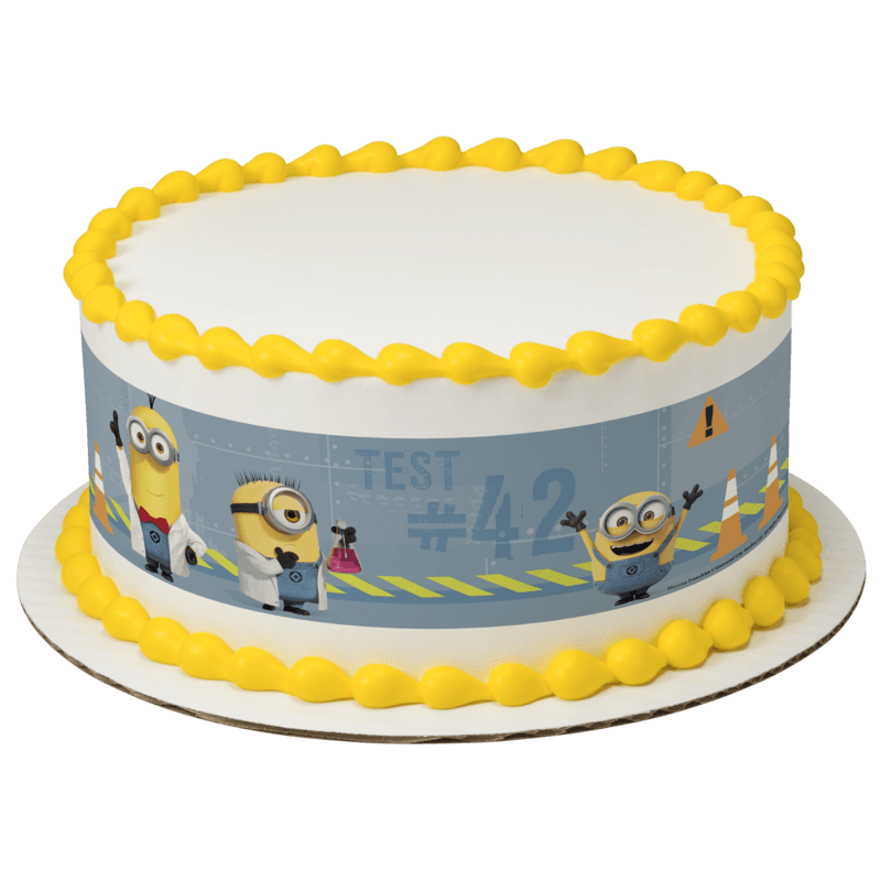 Despicable Me Minions Testing 123 Cake