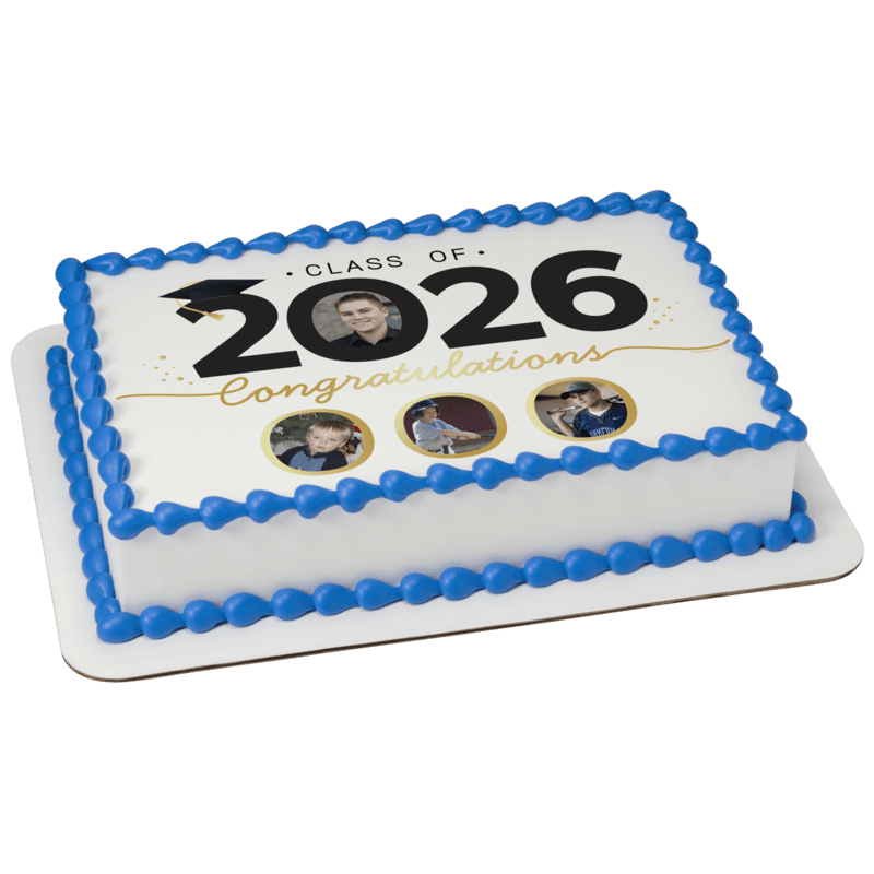 2026 Graduate Multi-Photo Cake
