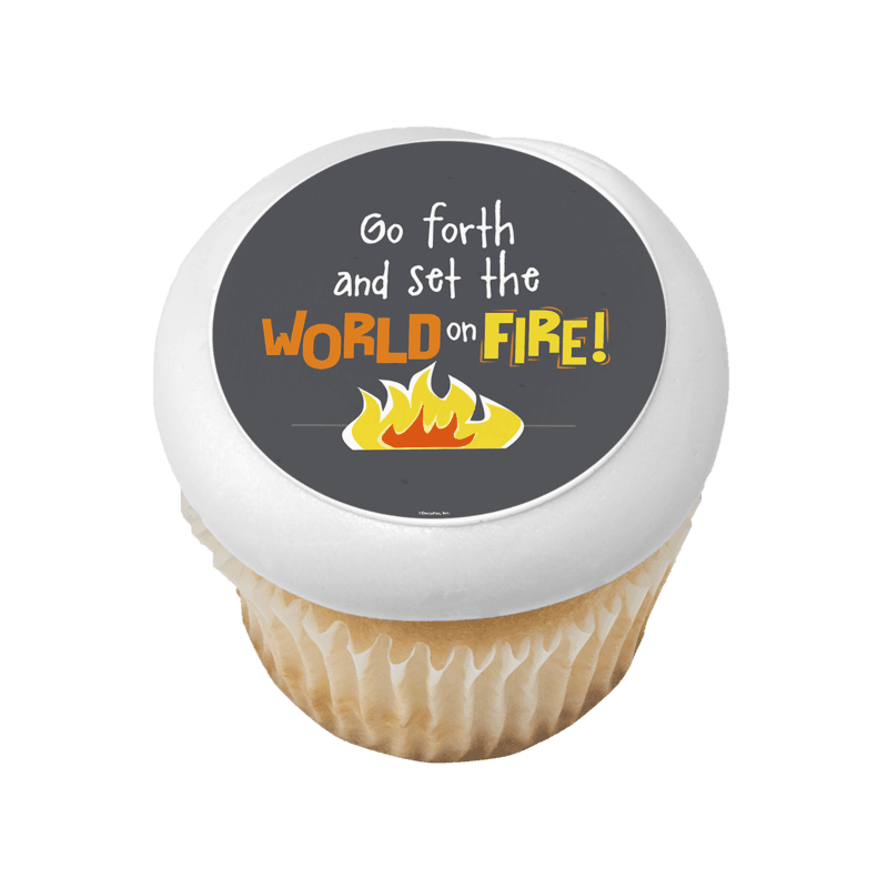 Set the World on Fire Cupcake