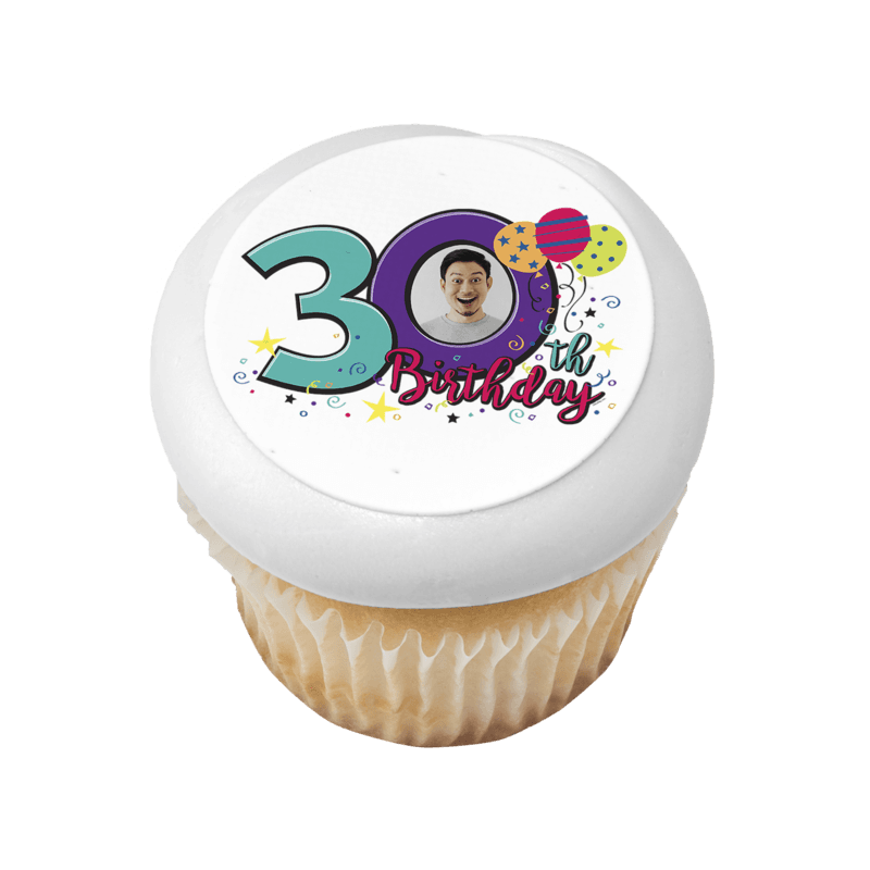 Happy 30th Birthday Cupcake