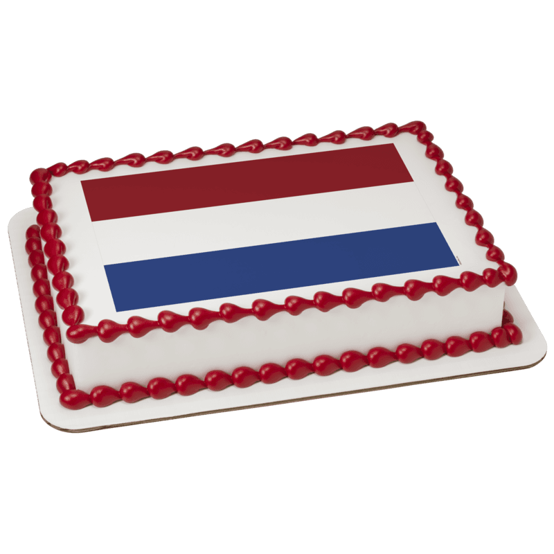 Netherlands Country Flag Cake