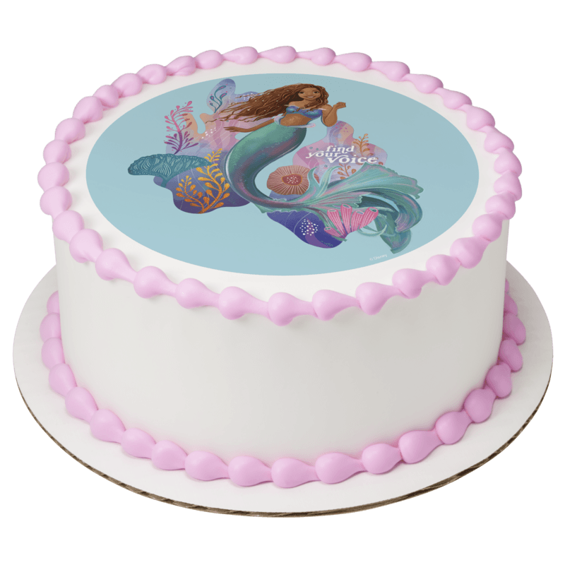 Disney's The Little Mermaid Find Your Voice Cake