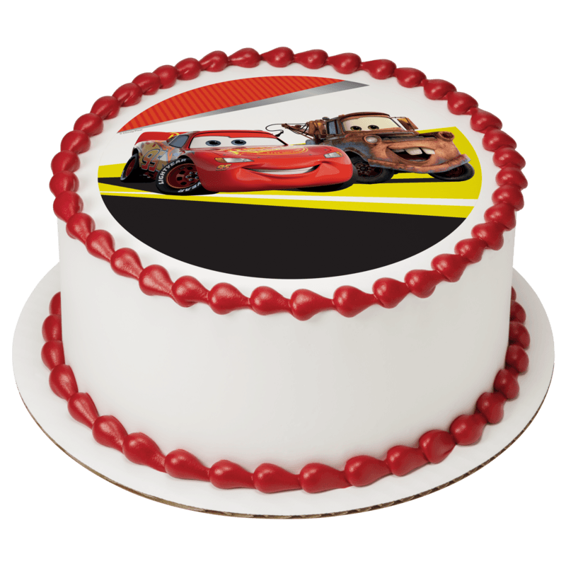 Disney and Pixar's Cars Lightning McQueen & Mater Cake