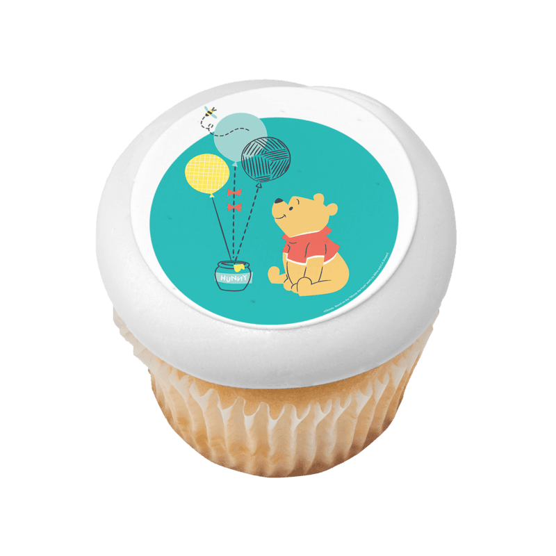 Disney Baby Winnie the Pooh 1st Birthday Cupcake