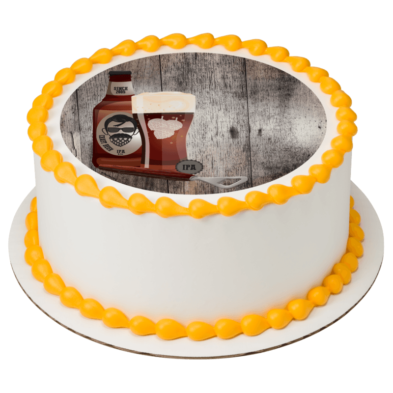 Beard and Hops Cake