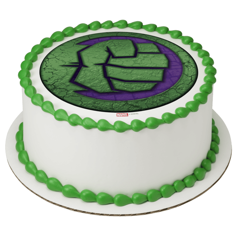 MARVEL Avengers Hulk Icon Cake